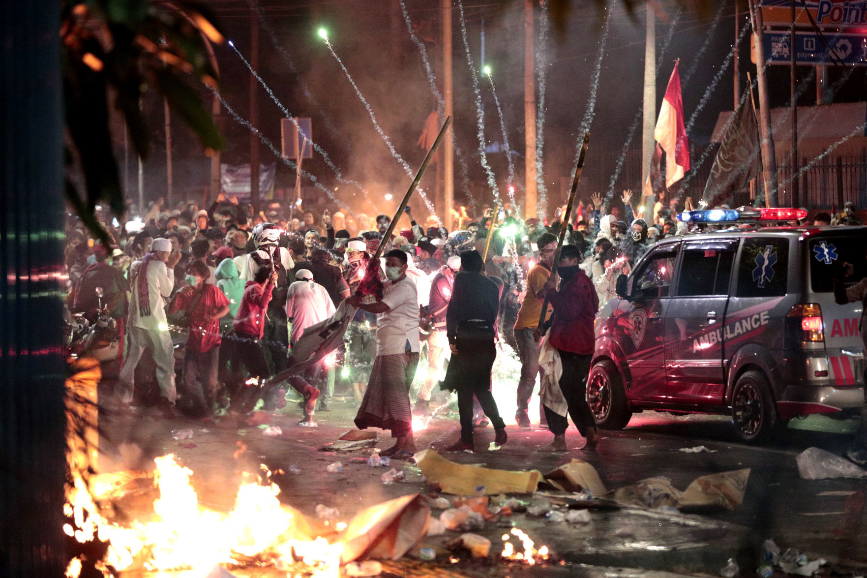 APTOPIX Indonesia Election Protests